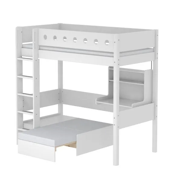 Flexa White Hochbett CASA 90x190 gerade L. weiß/weiß Flexa White Hochbett CASA 90x190 gerade L. weiß/weiß