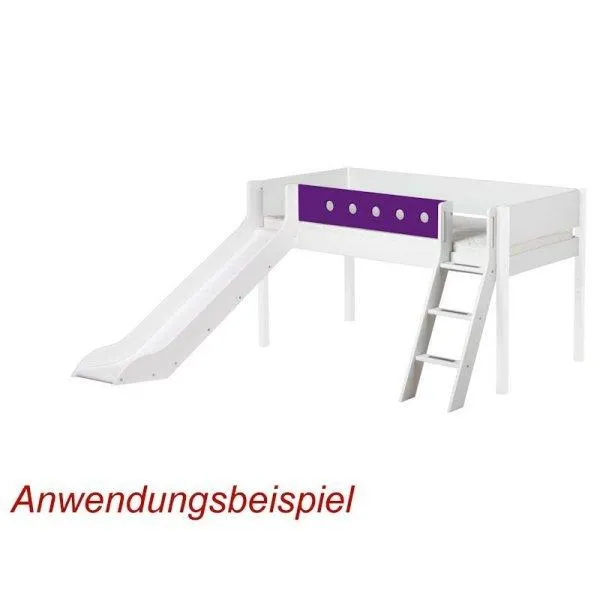 Flexa White vordere 1/2-Sicherung 200er aus MDF in lila Flexa White vordere 1/2-Sicherung 200er aus MDF in lila