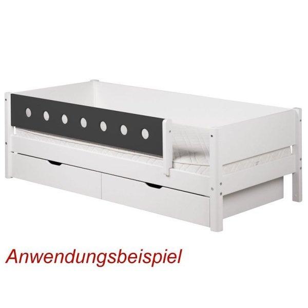 Flexa White Pfosten f. Sicherung bei Einzelbett in weiß Flexa White Pfosten f. Sicherung bei Einzelbett in weiß