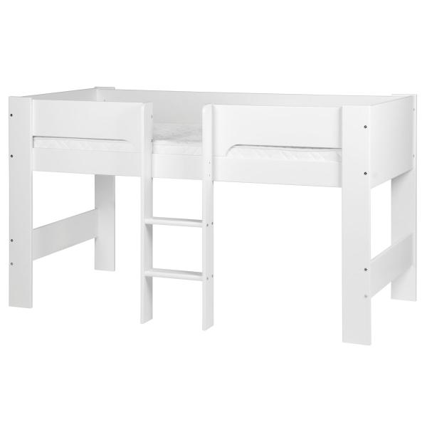 Flexa Basic Modern Spielbett MDF gerade Leiter, weiß Flexa Basic Modern Spielbett MDF gerade Leiter, weiß