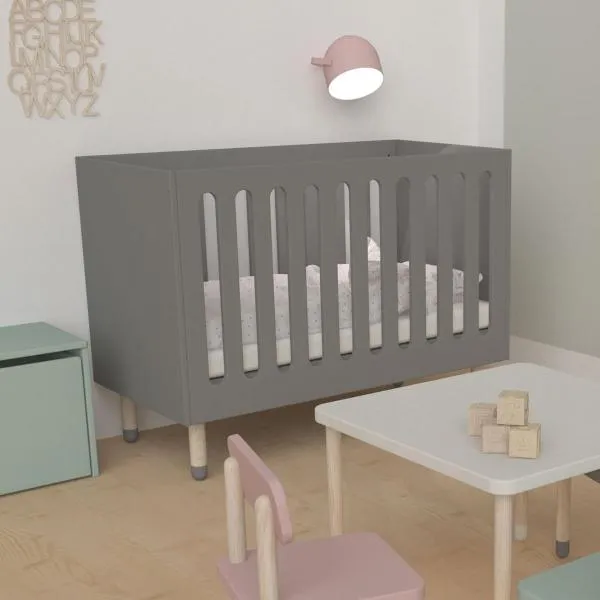 Flexa Play Kinder-/Babybett Grau Flexa Play Kinder-/Babybett Grau