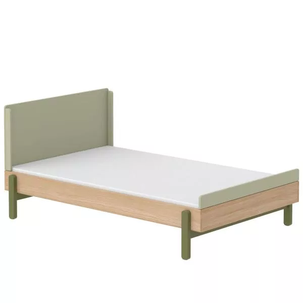 Flexa Popsicle Einzelbett mit hohem Kopf- und Fussteil in 140x200 Kiwi Flexa Popsicle Einzelbett mit hohem Kopf- und Fussteil in 140x200 Kiwi