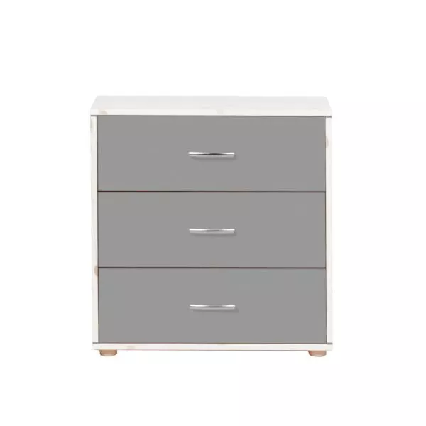 Classic Kommode 3 Schübe Kieferweiß/Urban Grey Classic Kommode 3 Schübe Kieferweiß/Urban Grey
