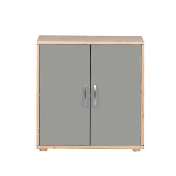Classic Kommode 2 Türen Kiefer/Urban Grey/Urban Grey Classic Kommode 2 Türen Kiefer/Urban Grey/Urban Grey
