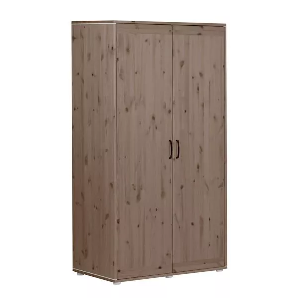 Kleiderschrank 2 Türen Terra/Terra/Weiß Kleiderschrank 2 Türen Terra/Terra/Weiß