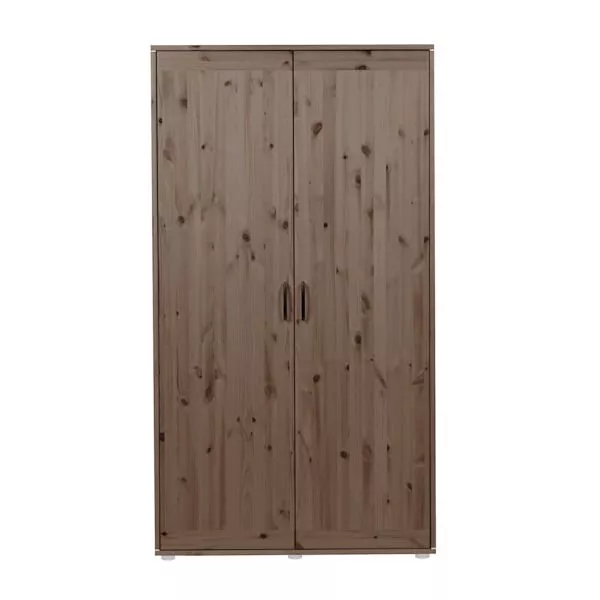 Kleiderschrank 2 Türen Terra/Terra/Weiß Kleiderschrank 2 Türen Terra/Terra/Weiß