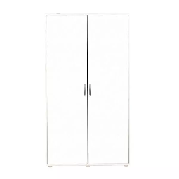 Kleiderschrank 2 Türen Kieferweiß/Lack weiß Kleiderschrank 2 Türen Kieferweiß/Lack weiß