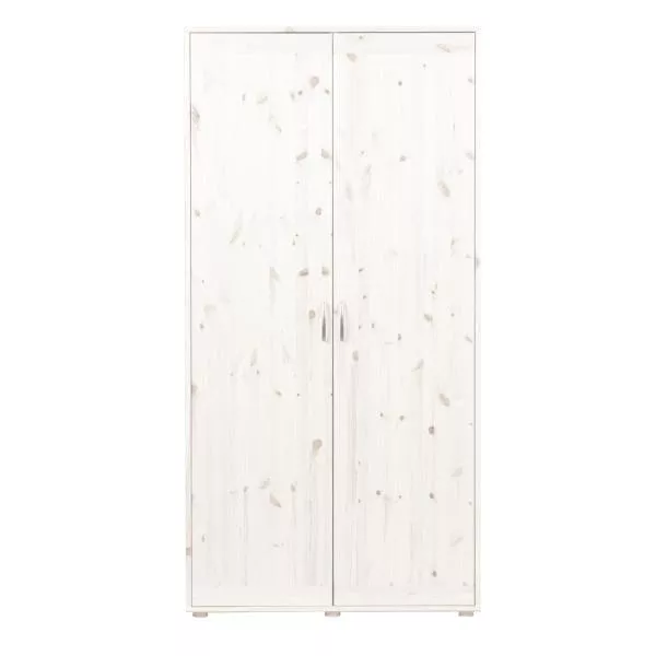 Extrahoher Schrank 2 Türen Kieferweiß/Kieferweiß Extrahoher Schrank 2 Türen Kieferweiß/Kieferweiß