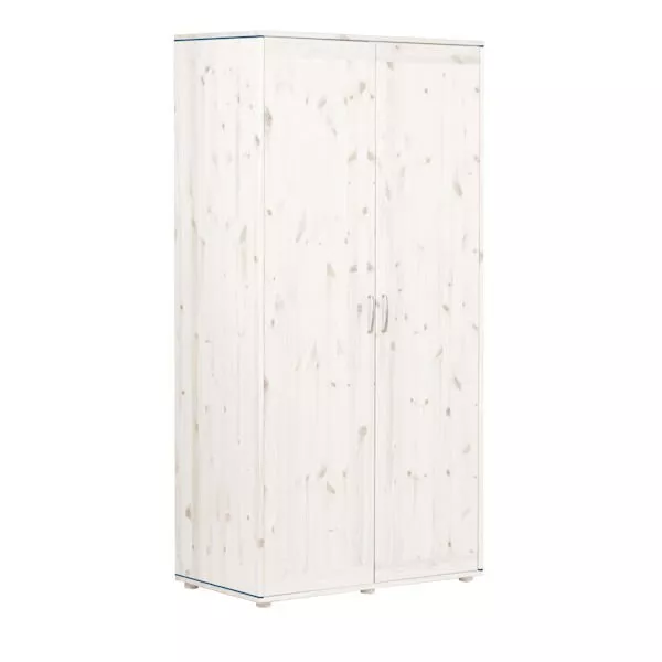 Extrahoher Schrank 2 T. Kieferweiß/Nordic Blue Extrahoher Schrank 2 T. Kieferweiß/Nordic Blue