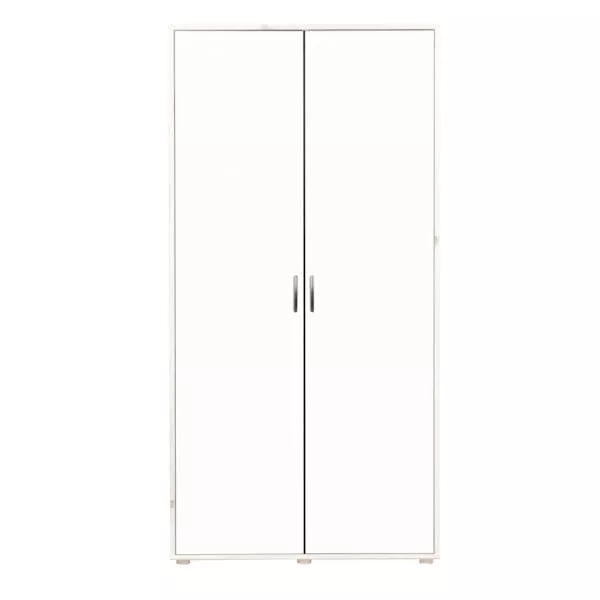 Extrahoher Schrank 2 Türen Kieferweiß/Lack weiß Extrahoher Schrank 2 Türen Kieferweiß/Lack weiß