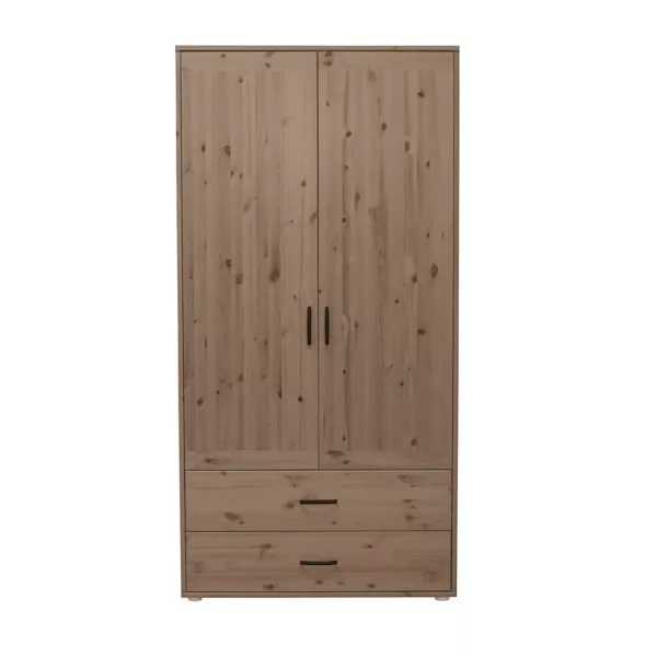 Kleiderschrank 2 Schübe 2 T. Terra/Nordic Blue Kleiderschrank 2 Schübe 2 T. Terra/Nordic Blue