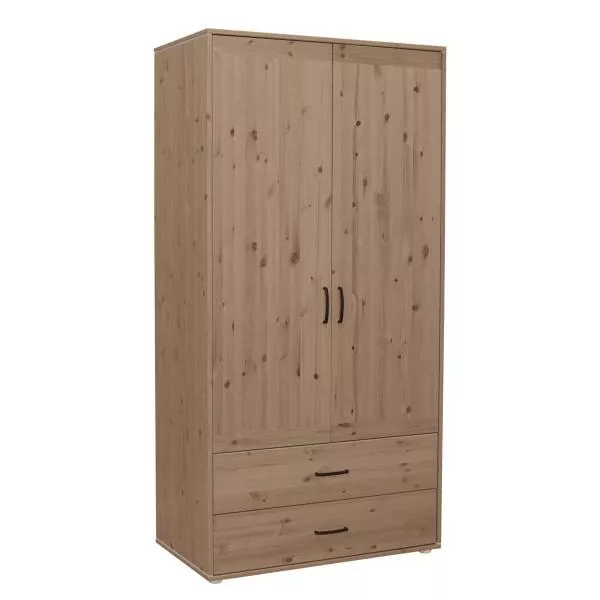 Kleiderschrank 2 Schübe 2 T. Terra/Urban Grey Kleiderschrank 2 Schübe 2 T. Terra/Urban Grey