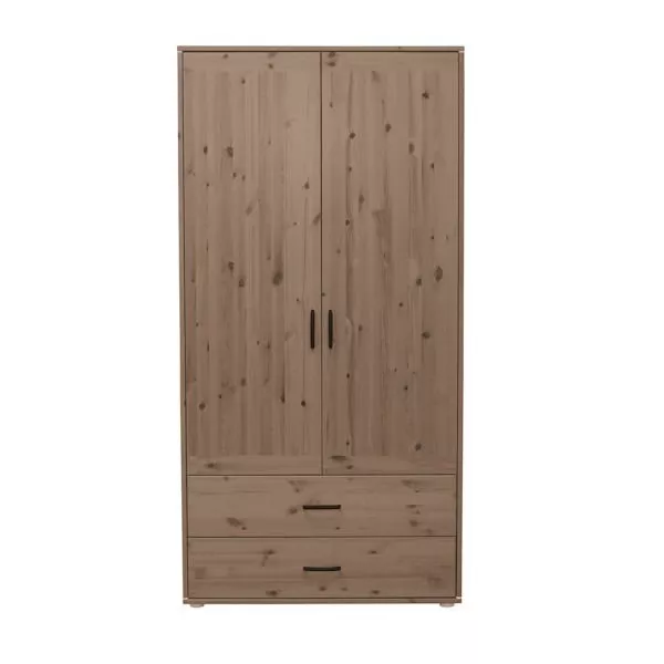 Kleiderschrank 2 Schübe 2 T. Terra/Rosa Kleiderschrank 2 Schübe 2 T. Terra/Rosa