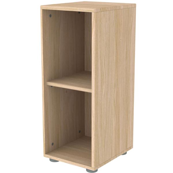 Flexa Popsicle Schmales Bücherregal mit 1 Boden einschl. Füsse in - Eiche Flexa Popsicle Schmales Bücherregal mit 1 Boden einschl. Füsse in - Eiche