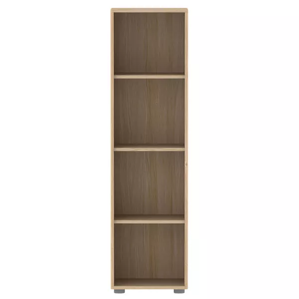 Flexa Popsicle Schmales Bücherregal mit 3 Böden einschl. Füsse in - Eiche Flexa Popsicle Schmales Bücherregal mit 3 Böden einschl. Füsse in - Eiche