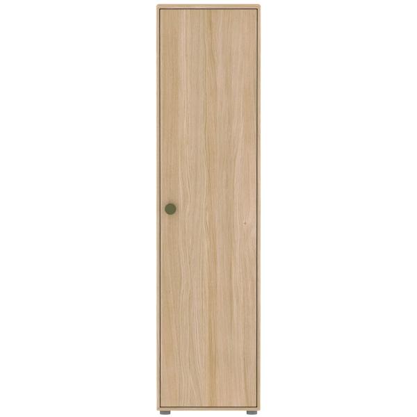 Flexa Popsicle Hoher Einzelschrank mit 1 Tür, 4 Böden einschl. Füsse - Kiwi Flexa Popsicle Hoher Einzelschrank mit 1 Tür, 4 Böden einschl. Füsse - Kiwi