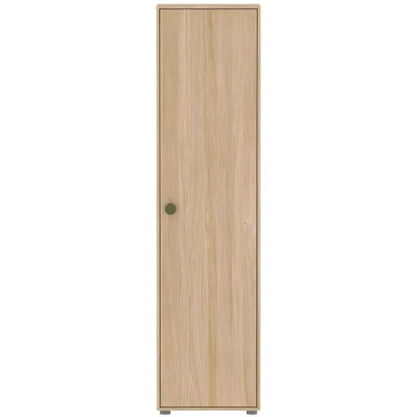 Flexa Popsicle Hoher Einzelschrank mit 1 Tür, 4 Böden einschl. Füsse - Kiwi Flexa Popsicle Hoher Einzelschrank mit 1 Tür, 4 Böden einschl. Füsse - Kiwi