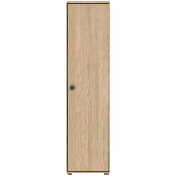 Flexa Popsicle Hoher Einzelschrank mit 1 Tür, 4 Böden einschl. Füsse - Blueberry Flexa Popsicle Hoher Einzelschrank mit 1 Tür, 4 Böden einschl. Füsse - Blueberry