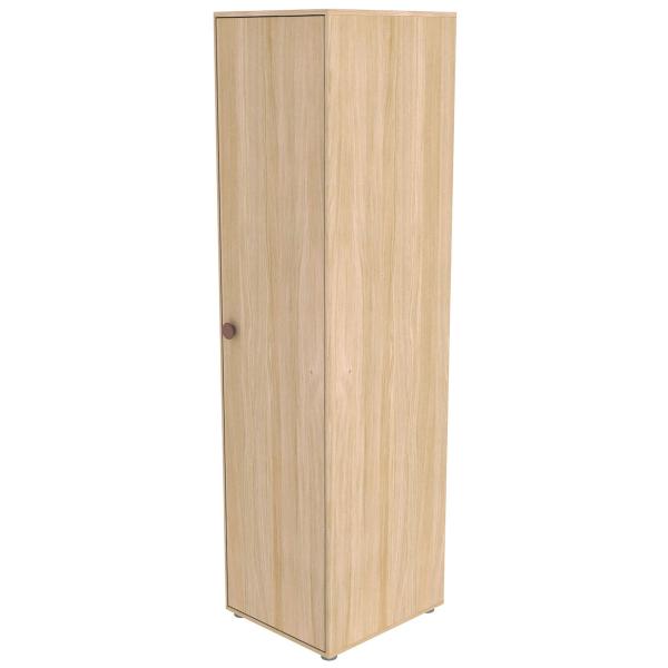 Flexa Popsicle Hoher Einzelschrank mit 1 Tür, 4 Böden einschl. Füsse - Cherry Flexa Popsicle Hoher Einzelschrank mit 1 Tür, 4 Böden einschl. Füsse - Cherry