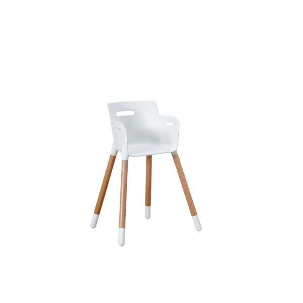 Flexa White Flexa Juniorstuhl weiß, Beine in Buche natur Flexa White Flexa Juniorstuhl weiß, Beine in Buche natur