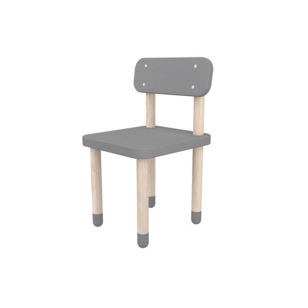 Flexa Play Kinder-Stuhl eckig Grau Flexa Play Kinder-Stuhl eckig Grau