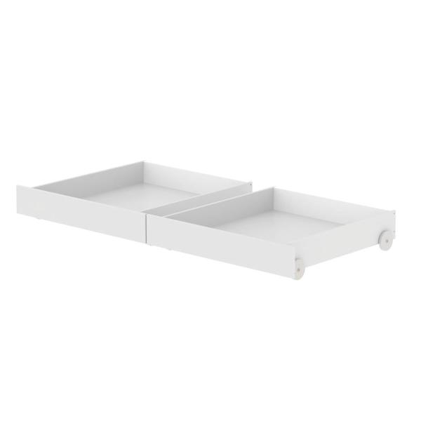 Flexa White Einzelbett 90x190 cm Schübe u. Sicherung rosa Flexa White Einzelbett 90x190 cm Schübe u. Sicherung rosa
