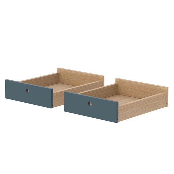 Flexa Popsicle Schubkasten für Schreibtisch 2er Pack in - Blueberry Flexa Popsicle Schubkasten für Schreibtisch 2er Pack in - Blueberry