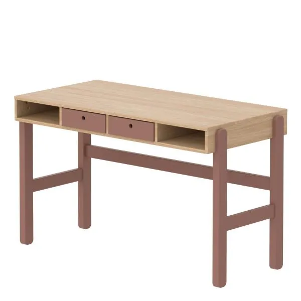 Flexa Popsicle Schreibtisch mit 4 Fächern in - Cherry Flexa Popsicle Schreibtisch mit 4 Fächern in - Cherry
