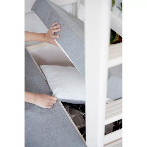 Flexa Hochbett CASA 90x200 ger. Leiter grau Flexa Hochbett CASA 90x200 ger. Leiter grau