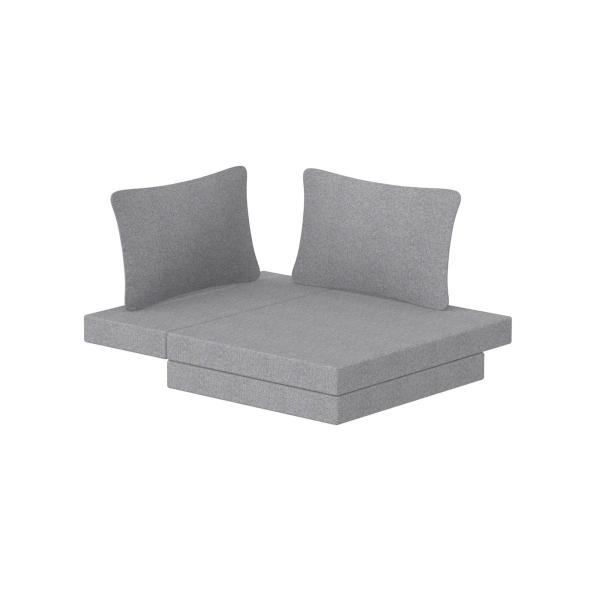 Flexa Basic CASA-Trendy Hochbett gerade Leiter, weiß/lila Flexa Basic CASA-Trendy Hochbett gerade Leiter, weiß/lila