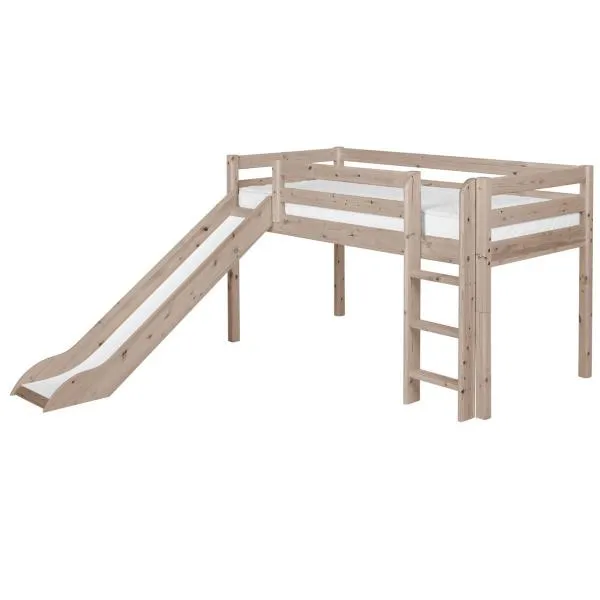 Flexa Classic Rutschbett 90x200 gerade Leiter in terra Flexa Classic Rutschbett 90x200 gerade Leiter in terra