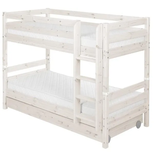 Flexa Classic Etagenbett 90x190 mit 2 Schübe in weiß Flexa Classic Etagenbett 90x190 mit 2 Schübe in weiß