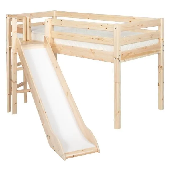 Flexa Classic Rutschbett 90x200 mit Podest in natur Flexa Classic Rutschbett 90x200 mit Podest in natur