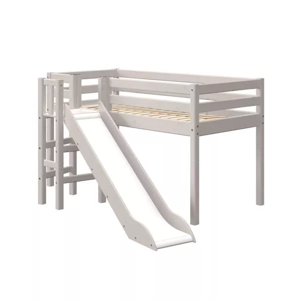 Flexa Rutschbett 90x200 mit Podest in grau Flexa Rutschbett 90x200 mit Podest in grau