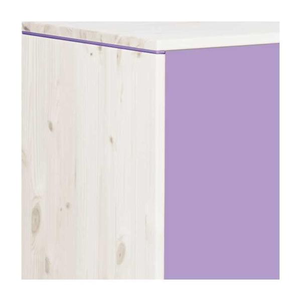 Flexa Classic Kleiderschrank 3 Türen, 2 Schubladen weiß/lila Flexa Classic Kleiderschrank 3 Türen, 2 Schubladen weiß/lila