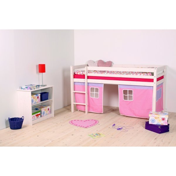 Flexa Basic Hit Spielbett gerade Leiter 90x200 cm weiß Flexa Basic Hit Spielbett gerade Leiter 90x200 cm weiß