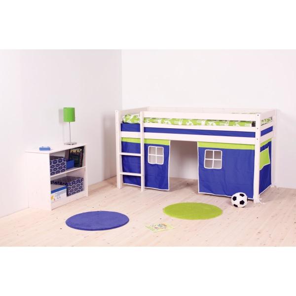 Flexa Basic Hit Spielbett gerade Leiter 90x200 cm weiß Flexa Basic Hit Spielbett gerade Leiter 90x200 cm weiß