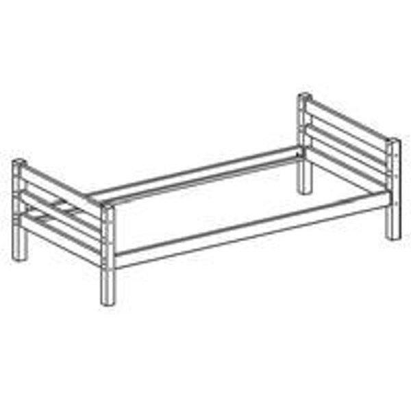 Flexa Basic Schrauben für HIT Einzelbett, natur Flexa Basic Schrauben für HIT Einzelbett, natur