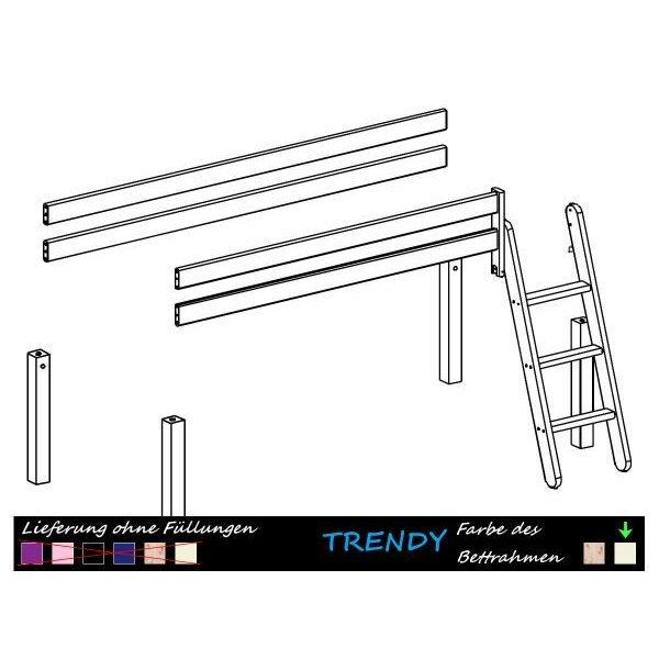 Flexa Trendy Umb. Spielbett Schrägleiter, weiß Flexa Trendy Umb. Spielbett Schrägleiter, weiß