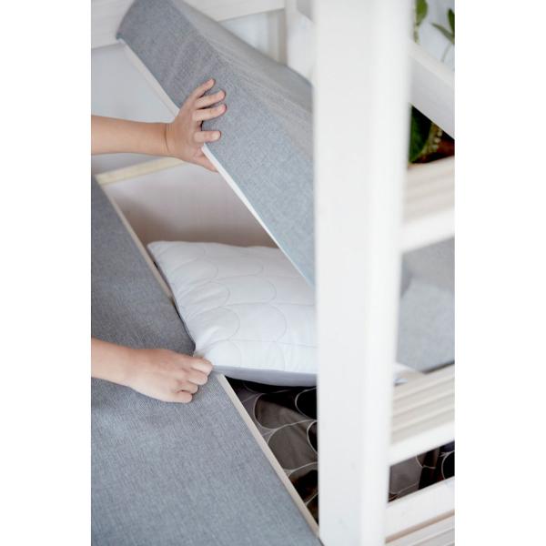 Flexa Hochbett CASA 90x200 ger. Leiter grau Flexa Hochbett CASA 90x200 ger. Leiter grau