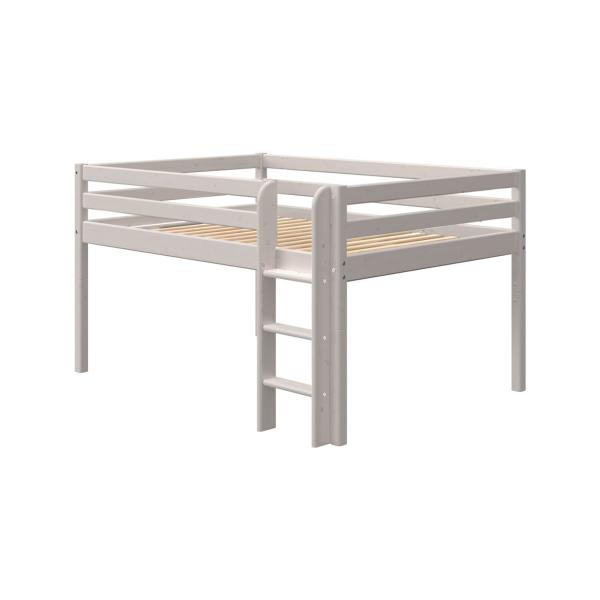 Flexa Spielbett 140x200 gerade Leiter in grau Flexa Spielbett 140x200 gerade Leiter in grau