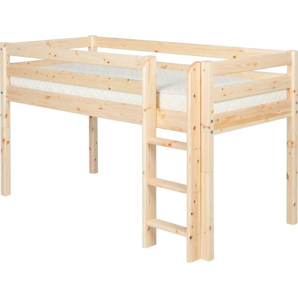 Flexa Classic Spielbett 90x200 gerade Leiter in natur Flexa Classic Spielbett 90x200 gerade Leiter in natur