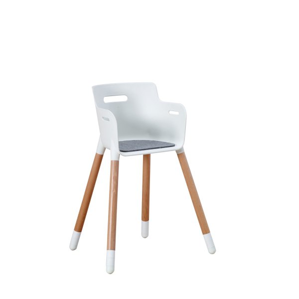 Flexa Classic Juniorstuhl mit Kunststoffsitz deckweiß/natur Flexa Classic Juniorstuhl mit Kunststoffsitz deckweiß/natur