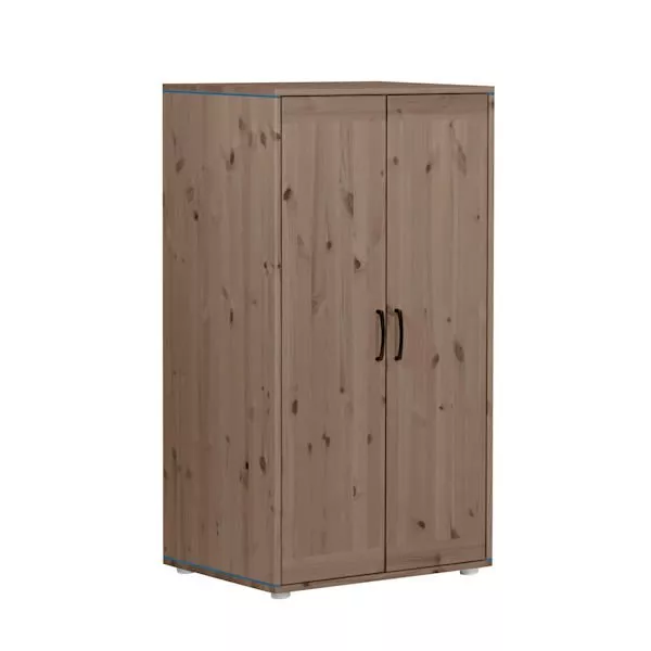 Kleiderschrank 2 Türen Terra/Nordic Blue