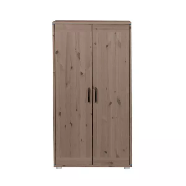 Kleiderschrank 2 Türen Terra/Nordic Blue