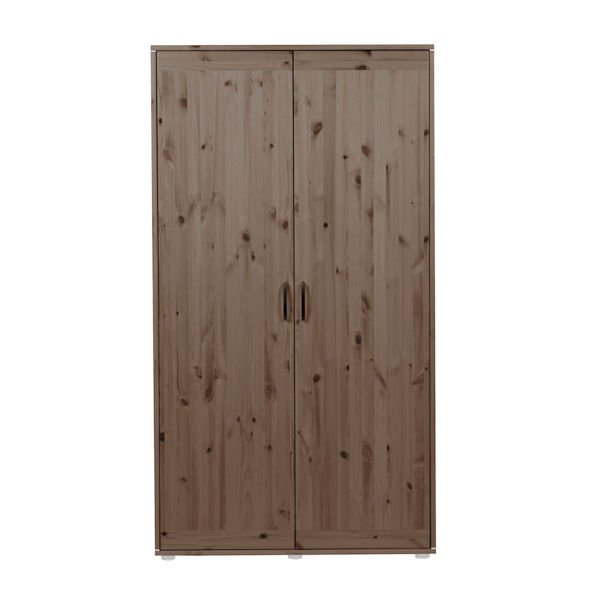 Kleiderschrank 2 Türen Terra/Terra/Weiß Kleiderschrank 2 Türen Terra/Terra/Weiß