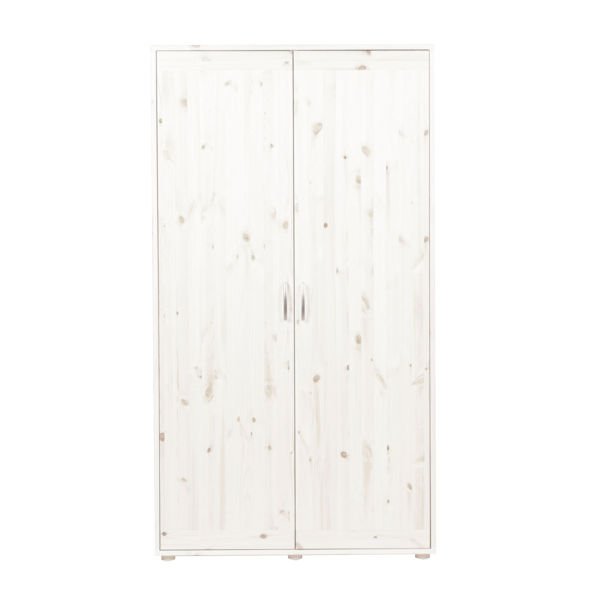 Kleiderschrank 2 Türen Kieferweiß/Kieferweiß Kleiderschrank 2 Türen Kieferweiß/Kieferweiß