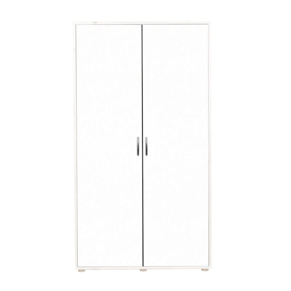 Kleiderschrank 2 Türen Kieferweiß/Lack weiß Kleiderschrank 2 Türen Kieferweiß/Lack weiß