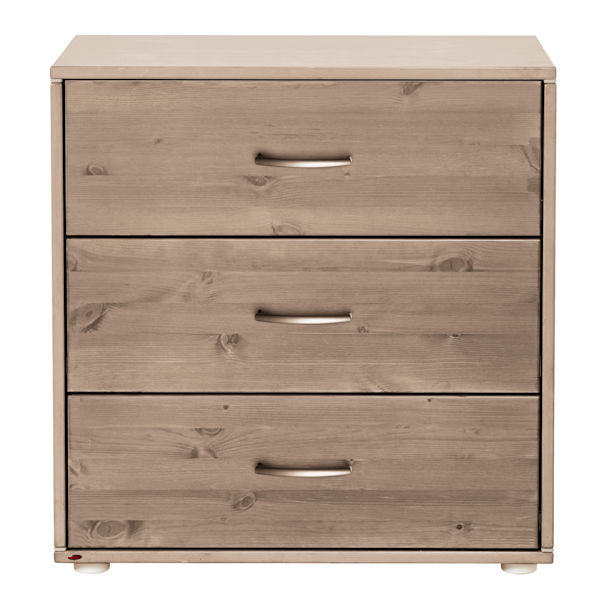 Classic Kommode 3 Schübe Terra/Terra/Weiß Classic Kommode 3 Schübe Terra/Terra/Weiß