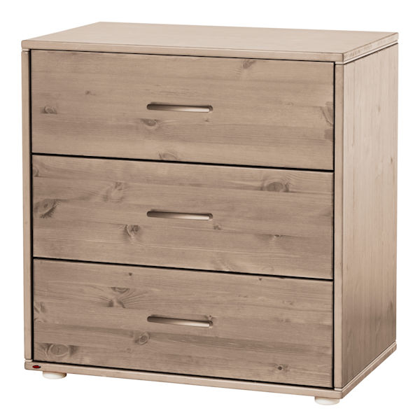Classic Kommode 3 Schübe Terra/Terra/Weiß Classic Kommode 3 Schübe Terra/Terra/Weiß
